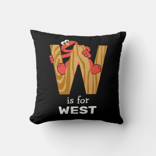 Coussin Elmo Alphabet   W Bois