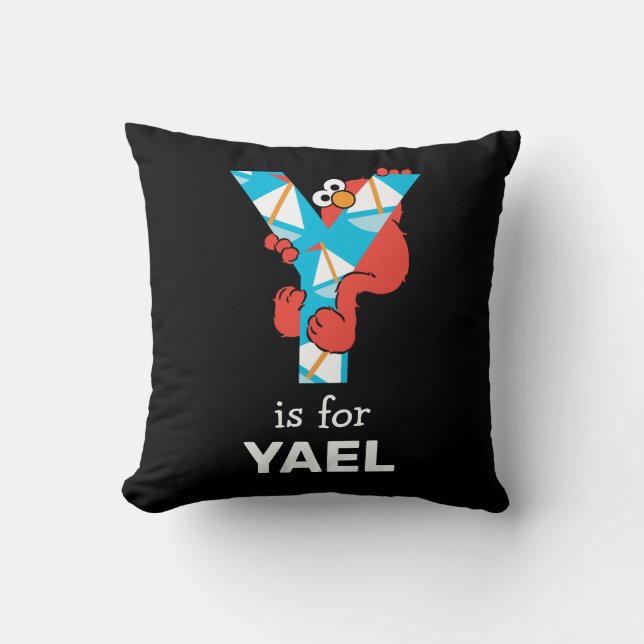 Coussin Elmo Alphabet | Yacht Y (Recto)