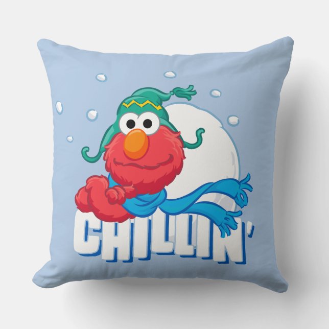 Coussin Elmo Chillin' (Recto)