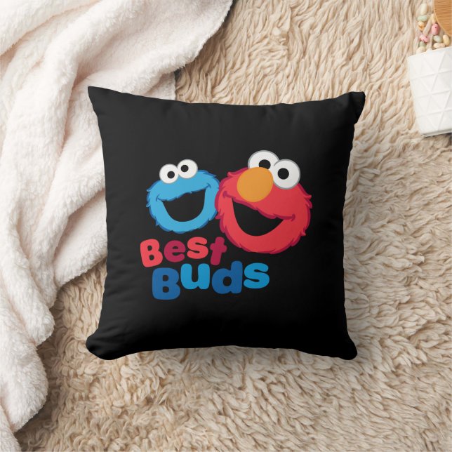 Coussin Elmo et Cookie Meilleurs Amis (Couverture)