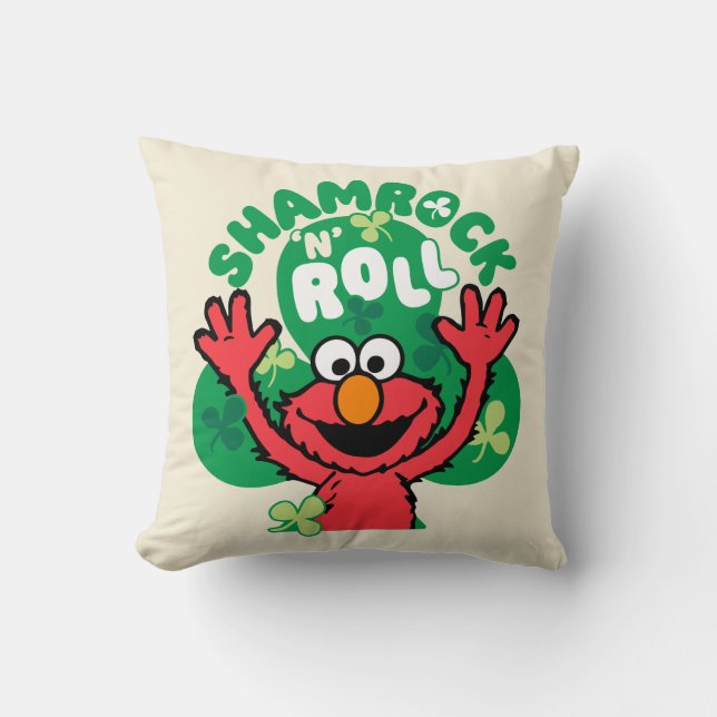 Coussin Elmo | Rouleau "N" shamrock (Recto)