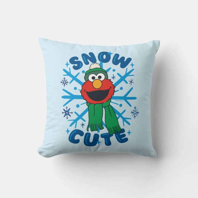 Coussin Elmo Snow Cute (Recto)