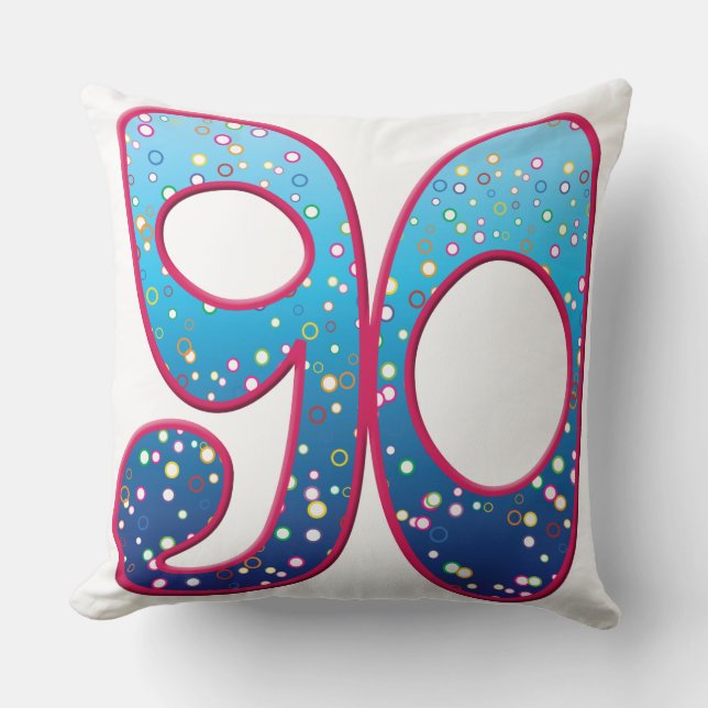 Coussin Éloge de 90 âges (Recto)