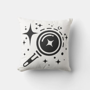 Coussin emblème AI Étincelles, phare de l'ère numérique