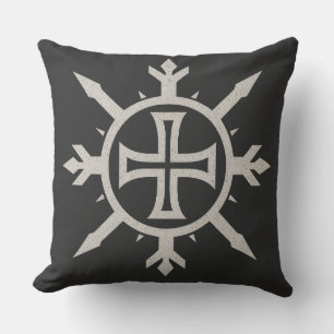Coussin "Emblème de croix" 