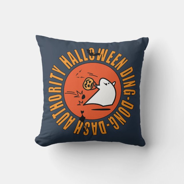 Coussin emblème de l'autorité Halloween DDD (Recto)