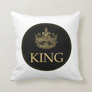 Coussin Emblème royal du roi et de la couronne