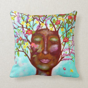 Coussin Embranchez-vous et fleurissez art