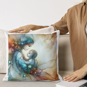 Coussin Embrasse maternelle : Artistère d'encre