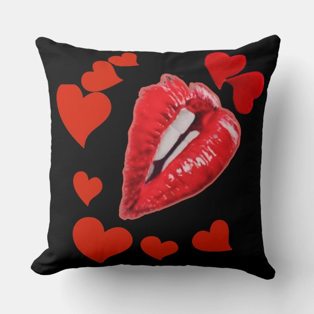 Coussin Embrasse-moi beaucoup (Recto)