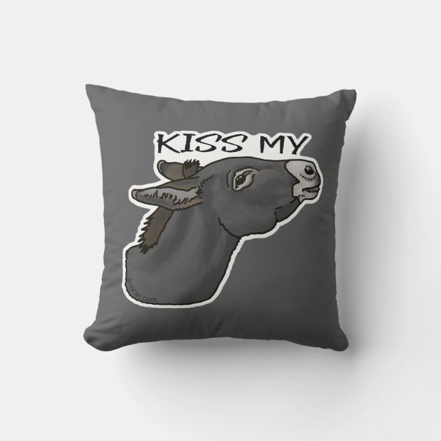Coussin Embrasse Mon... Burro (Recto)