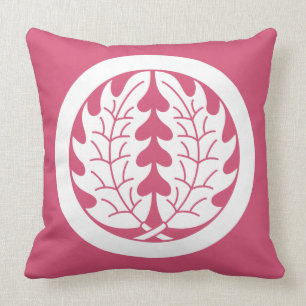 Coussin Embrasser les feuilles sacrés en cercle