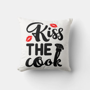 Coussin Embrassez Le Cuisinier, Boulanger Cuisine De Cuis