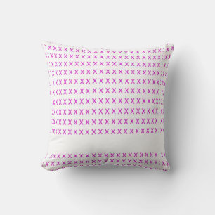 Coussin Embrayage de croix pourpre sur l'oreiller à lancer