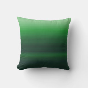 Coussin Emerald Green Ombre Design