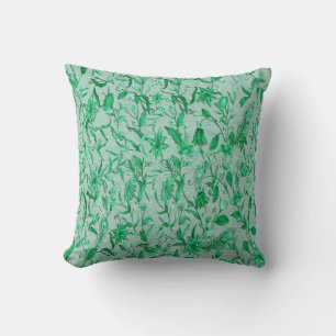 Coussin Emerald Green sur support de texture sculptée