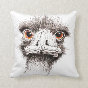 Coussin Émeu par Inkspot