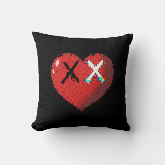 Coussin émoji coeur
