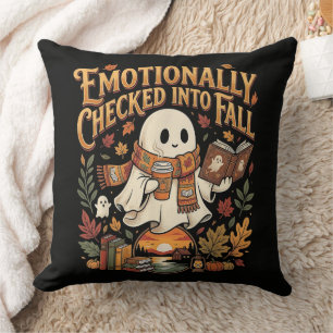 Coussin Émotionnellement admis en automne Halloween