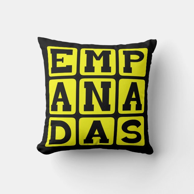Coussin Empanadas, repas mexicain (Recto)