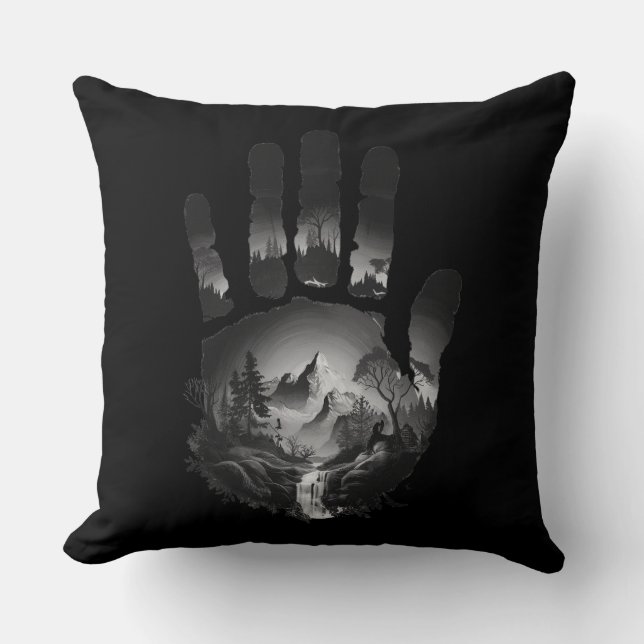 Coussin Empreinte de la nature (Recto)