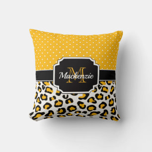 Coussin Empreinte de léopard