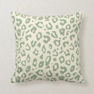 Coussin empreinte de léopard Sage Green et Poster de anima