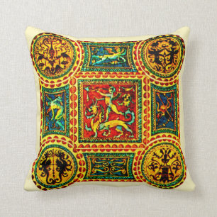 Coussin Empreinte de motifs de la Renaissance italienne