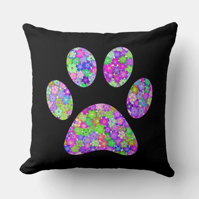 Coussin Empreinte de patte (Recto)