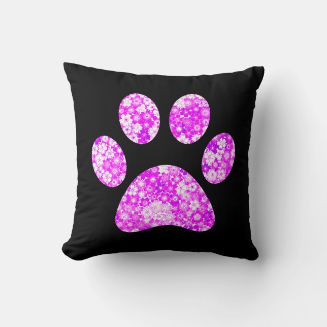 Coussin Empreinte de patte   (Recto)