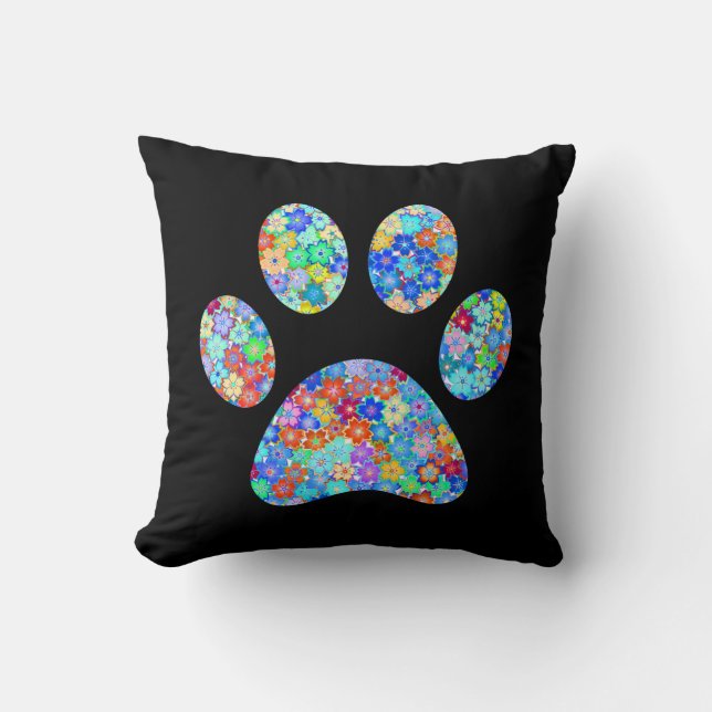 Coussin Empreinte de patte   (Recto)