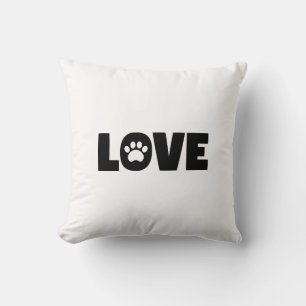 Coussin Empreinte de patte d'amour