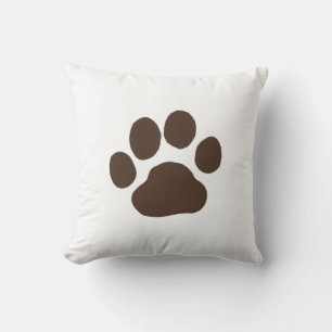 Coussin Empreinte de patte de chien animal   La cool Canin
