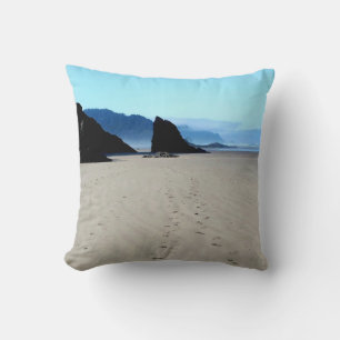 Coussin Empreintes Dans Le Sable