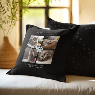 Coussin Empreintes de Patte Douces Mémorial Personnalisé d