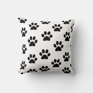 Coussin Empreintes de pattes de chats Jeu d'oreiller