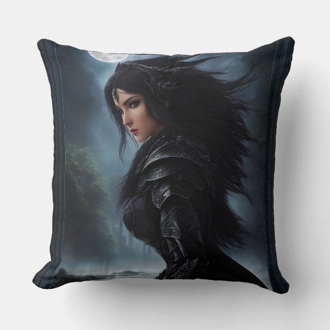 Coussin Empress Vampire Hunter AI Concept Art par Xzendor7 (Recto)