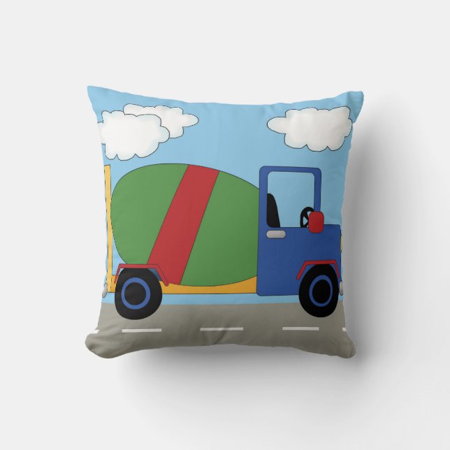 Coussin en construction de camion de ciment (Recto)