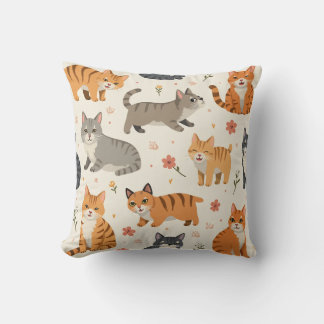 coussin en coussin de chat.