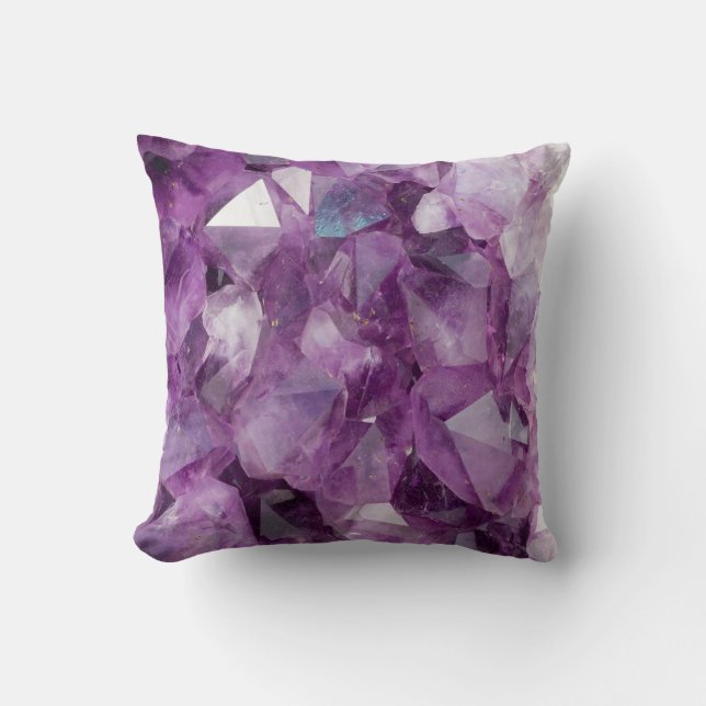 Coussin en cristal de belle améthyste (Recto)