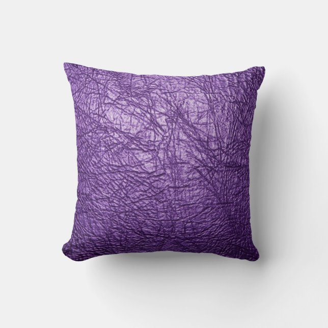 coussin en cuir pourpre de texture (Recto)