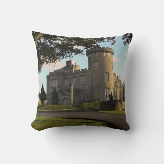 Coussin En Irlande, l'entrée latérale du château de Dromol (Recto)