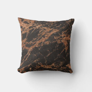 Coussin en marbre Brown/bronze