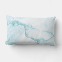 Coussin en marbre turquoise