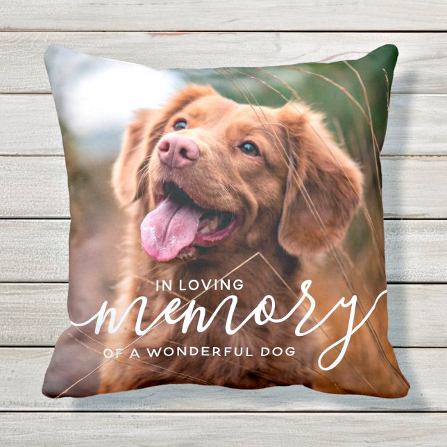 Coussin En mémoire d'amour Pet Dog Memorial (Créateur téléchargé)