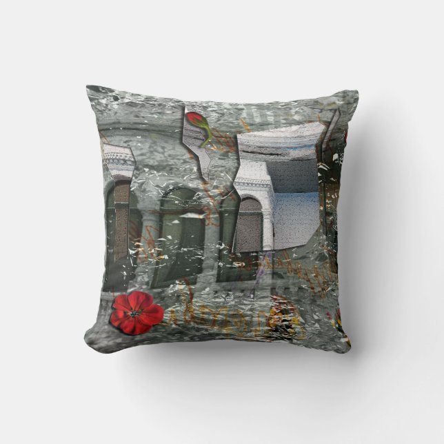 Coussin En miettes, dispersé & emballé (Recto)