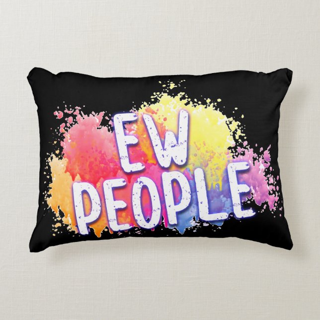 Coussin en polyester brossé (Devant)