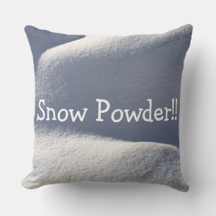 Coussin en poudre de neige