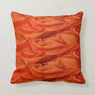 Coussin en soie orange de MoJo d'Américain