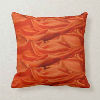 Coussin en soie orange de MoJo d'Américain